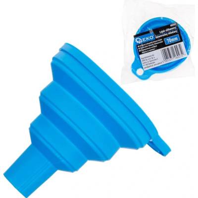 Univerzální skládací silikonová nálevka 70 mm – Geko
