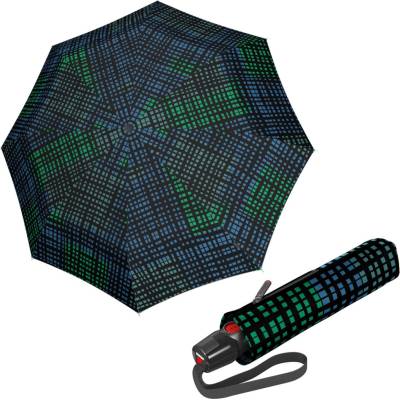 Knirps T.200 Medium duomatic 2 Structure Green dámský plně automatický deštník zelený