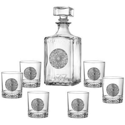 Artigli Луксозен комплект чаши за ракия с гарафа dg071