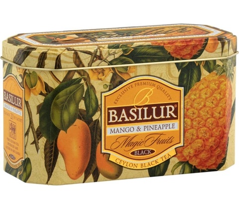 BASILUR Magic Mango & Pineapple plech 20 x 2 g