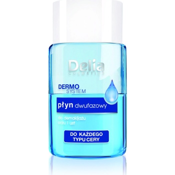 Delia Cosmetics Dermo System dvoufázový odličovač na oční okolí a rty (Travel Size) 50 ml