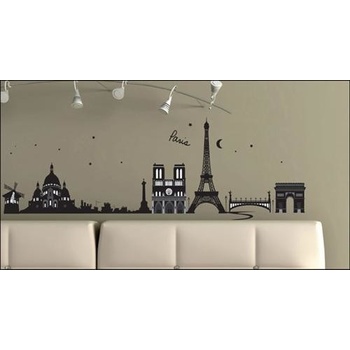 IMPOL TRADE 39000028 Samolepky na stenu Paris WS028 50 x 70 cm