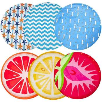 Duvo Plus Duvo - Кръгла охлаждаща подложка с ярки летни десени, 60 см