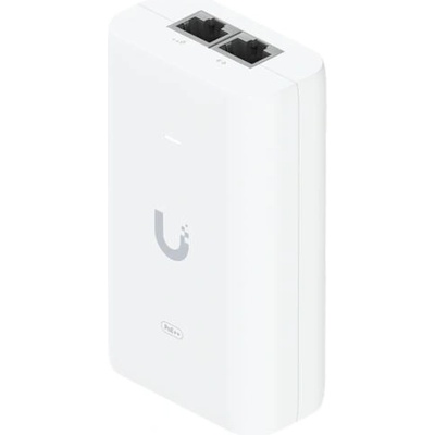 Ubiquiti UniFi PoE адаптер (15W) 48V, Gigabit LAN порт, защита от пренапрежение/пикове/свръхток, LED индикатор (U-POE-EU)
