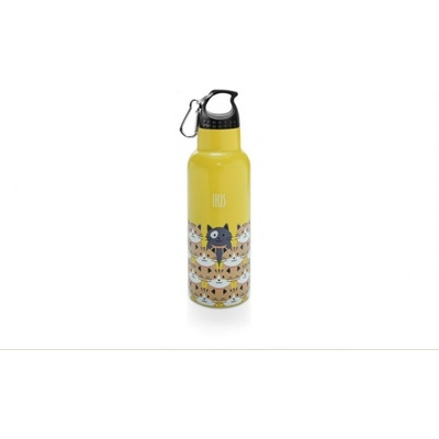Friends Dětská nerezová termolahev Iris žlutá 500 ml