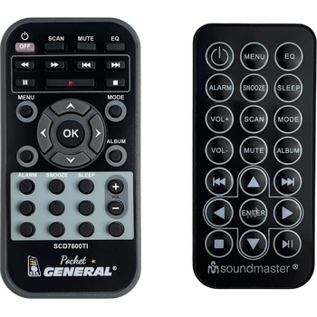 GENERAL Soundmaster scd7600ti - дистанционно управление дубликат (scd7600ti)