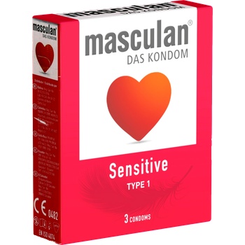 ostatní Masculan Single: Typ 1 (sensitive), 3 condoms