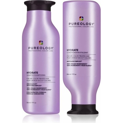 Pureology Hydrate hydratační šampon 266 ml + Pureology Hydrate hydratační kondicionér 266 ml kosmetická sada