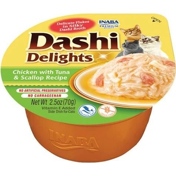 Dashi Delights Cat Kura s tuniakom a hrebeniatkou 6 x 70 g
