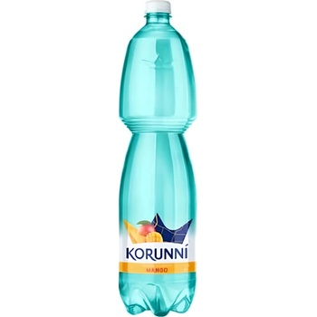 Korunní mango jemně perlivá voda 1,5 l