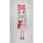 Vitaus Детски килим подходящ за пране 160x230 cm Cute Girl and the Bear - Vitaus (KRN-KID-2023-160x230)