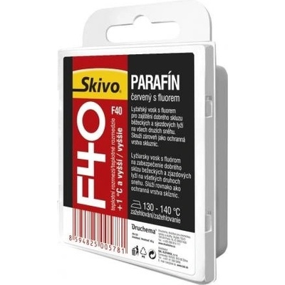 Skivo F40 parafín červený 40 g