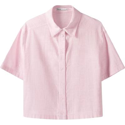 Bershka Блуза розово, размер XL