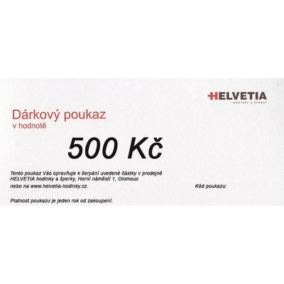 Dárkový poukaz 500,-