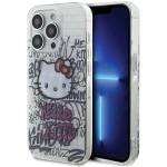 Hello Kitty Кейс Hello Kitty IML Kitty On Bricks Graffiti за iPhone 14 Pro Max, бя (3666339188665)