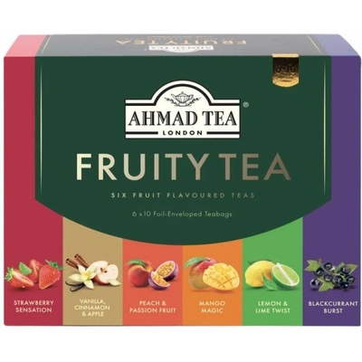Ahmad Tea Fruity Tea Selection sada čajů 6 x 10 ks