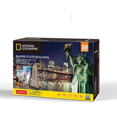 CubicFun 3D Пъзел EMPIRE STATE BUILDING NATIONAL GEOGRAPHIC (1004426F)