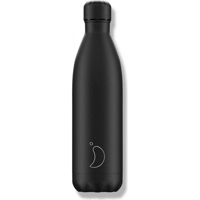Chilly's Bottles Termoláhev celá černá edice Original 750 ml