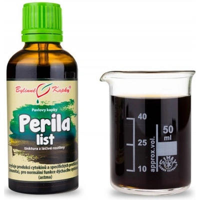 Bylinné kapky Perila list TCM bylinné kvapky tinktúra 50 ml