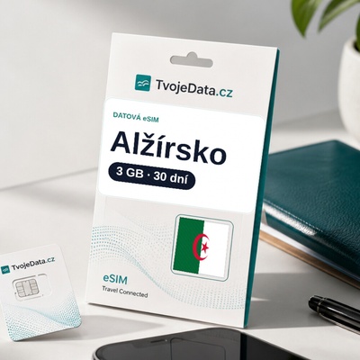 eSIM Alžírsko 3 GB / 29 dní