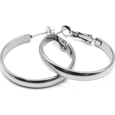 OceloveSperky1 Dámské Náušnice KRUHY 40 mm z Chirurgické oceli NS260197