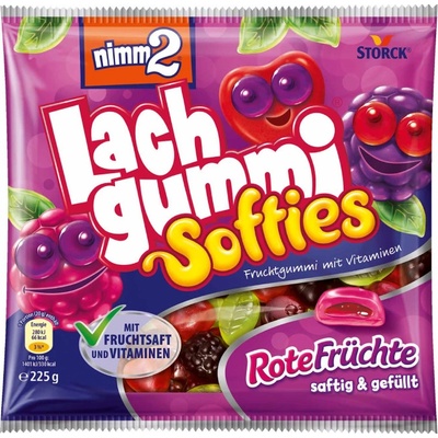 nimm2 Lach gummi Softies Rote Früchten 225 g
