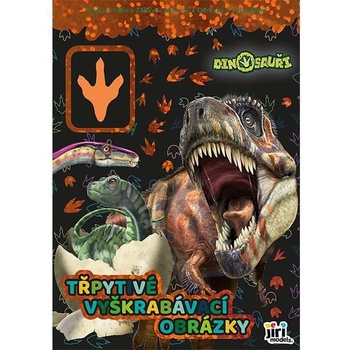 Jiri Models Trblietavé vyškrabávacie obrázky Dinosaury