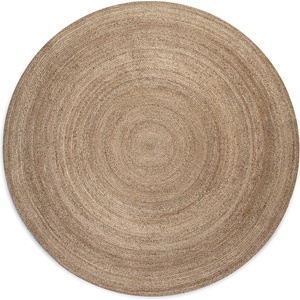 Hanse Home Сиво-бежов двустранен ютен кръгъл килим ø 200 cm Braided - Hanse Home (106006-200)