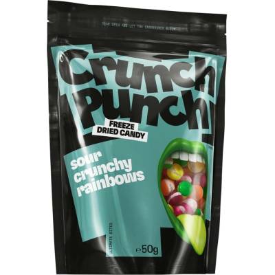 Crunch Punch Sour Crunchy Rainbows mrazem sušené bonbóny 50 g