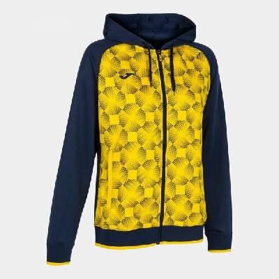 Joma Supernova III Zip-Up Hoodie Navy Yellow