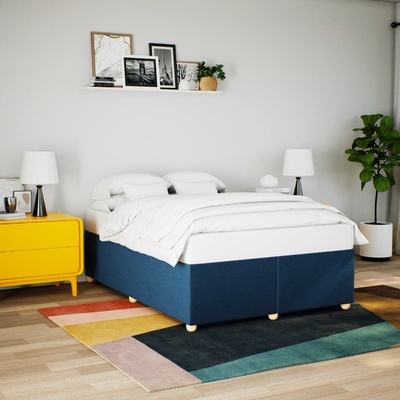 vidaXL 11461.3284742 Rám postele bez matrace modrý textil
