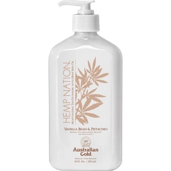 Australian Gold Hemp Nation Хидратиращ лосион за тяло Vanilla Bean & Pistachio, 535 ml