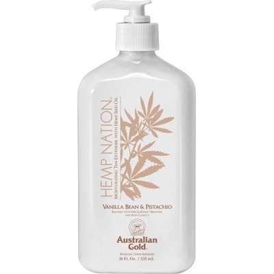 Australian Gold Hemp Nation Хидратиращ лосион за тяло Vanilla Bean & Pistachio, 535 ml