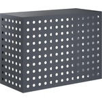 vidaXL Покритие за климатик Антрацит 110 x 50 x 80 cm Стомана (8014138)