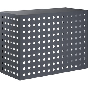 vidaXL Покритие за климатик Антрацит 110 x 50 x 80 cm Стомана (8014138)