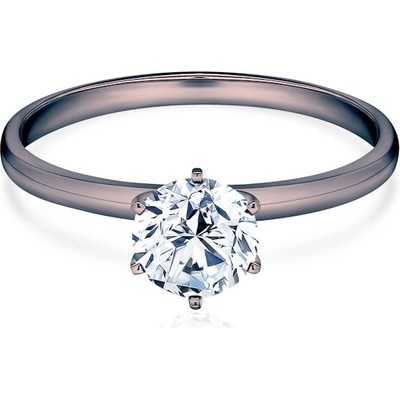 SAVICKI Годежен пръстен savicki: черно злато, диамант