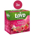LOYD Чай Loyd малина+ягода пирамида 3x40g
