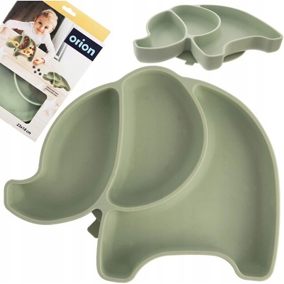 ORION Tanier silikónový Slon zelený 23x18cm