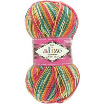 Alize Superwash Comfort Sock barevná 7839