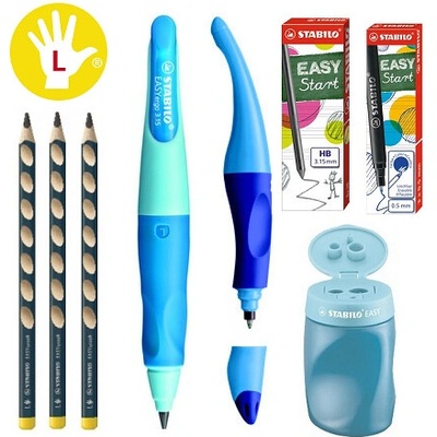 Stabilo Moje první psací potřeby s perem pro leváky 6-7 let modrá