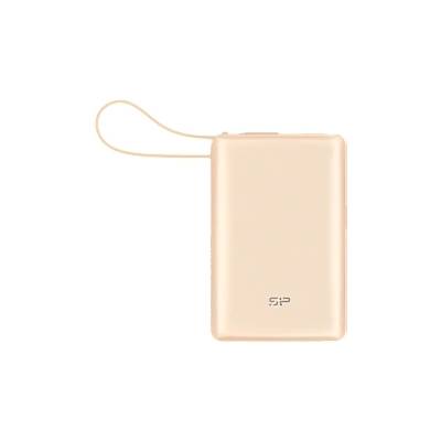 Silicon Power Power Bank, CP10, 10000mAh, BSMI, PSE, INT. , Champagne (SP10KMAPBKCP101C)