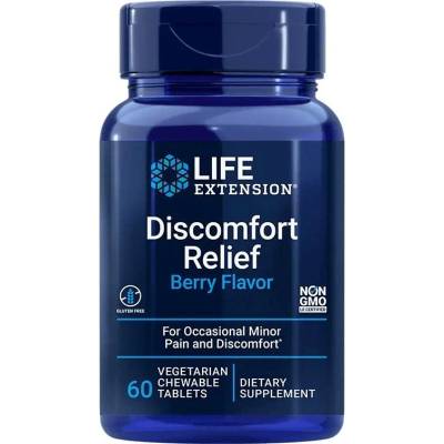 Life Extension Discomfort Relief, 600 mg, 60 дъвчащи таблетки, Life Extension (02303 LE)