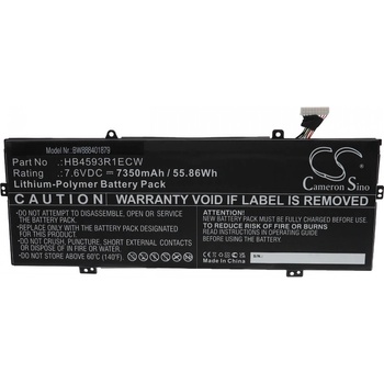 Image 1 of VHBW Батерия за Huawei Matebook 14 / KLV-W29, 7350 mAh (888401879)