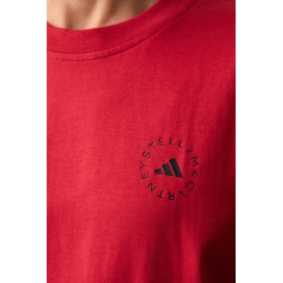 adidas by Stella McCartney уголемена тениска дамска от памук (KR6304)