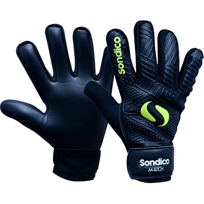 Sondico Вратарски ръкавици Sondico Match Goalkeeper Gloves - Black/Yellow