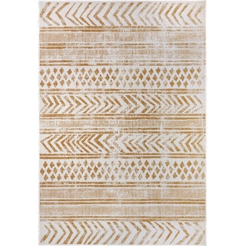 Hanse Home Външен килим в бяло и цвят жълта охра 120x170 cm Biri - NORTHRUGS (105787-120x170)