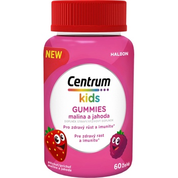Centrum Kids Gummies, ягода и малина, 60 желирани таблетки