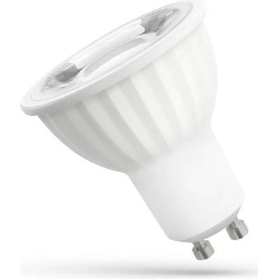 Spectrum LED GU10 230V 6W SMD 45° Teplá bílá WITH LENS