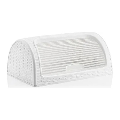 Horecano DUNYA-Кутия за хляб 41, 4x26, 9xh18, 1cm PVC РАТАН БЯЛА (05330) (0151568)