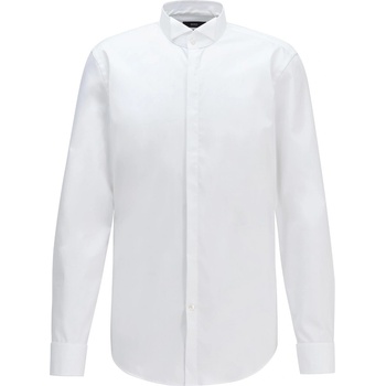 HUGO BOSS Риза Boss Men's Jillik Long Sleeve Plain Shirt - White